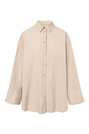 Sumiko organic garment dyed poplin - Beige