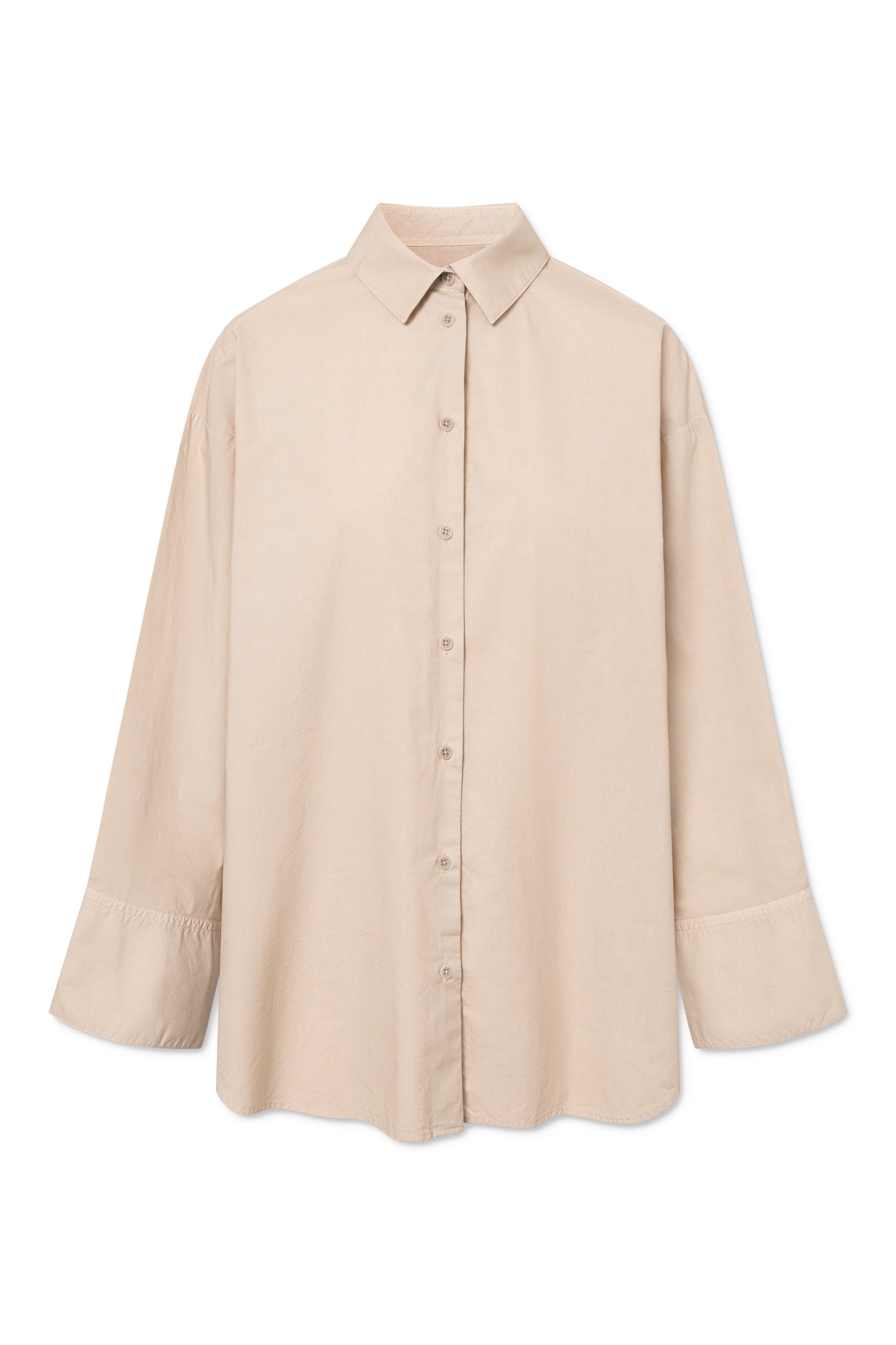 Sumiko organic garment dyed poplin - Beige