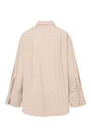 Sumiko organic garment dyed poplin - Beige