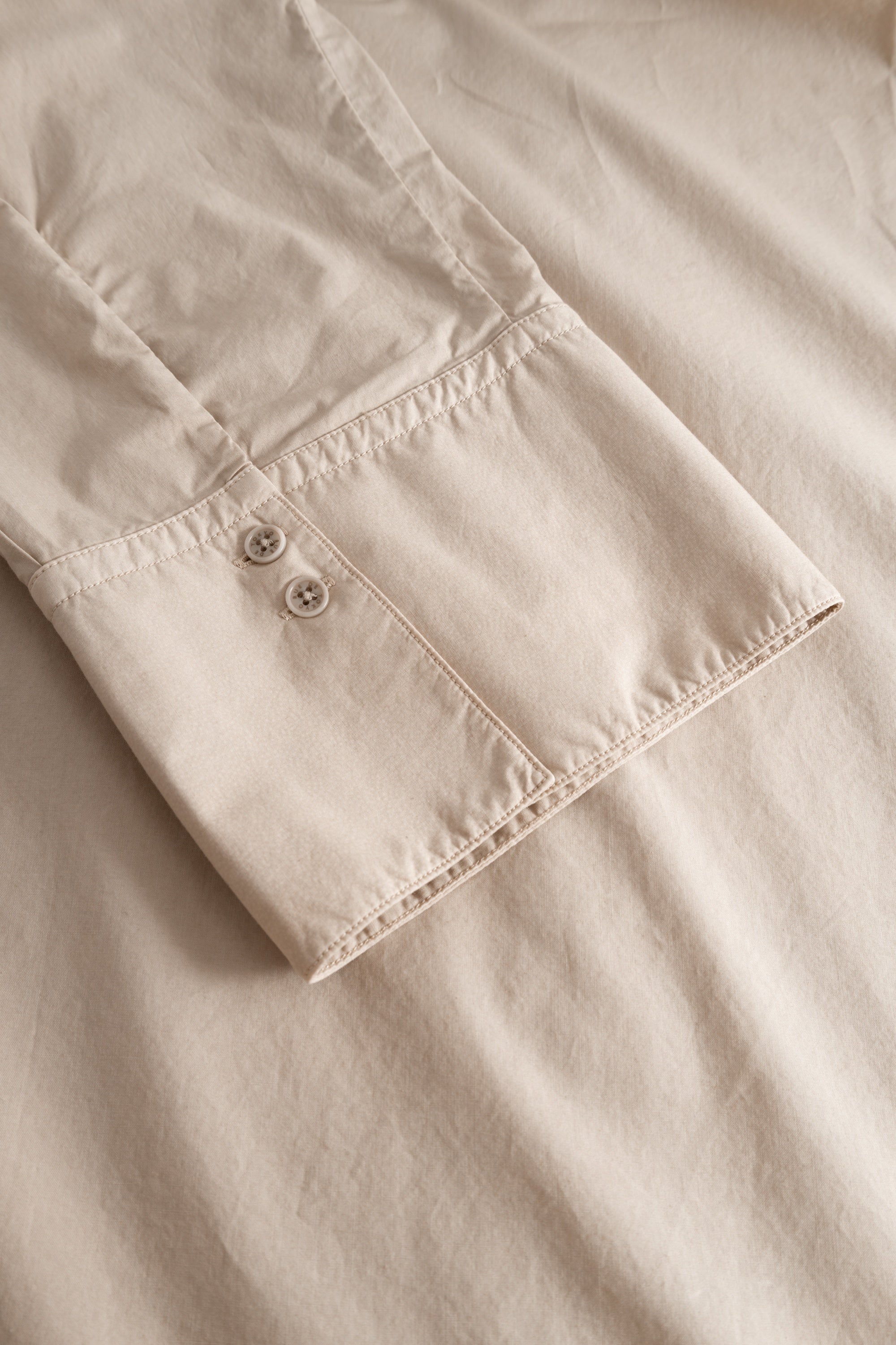 Sumiko organic garment dyed poplin - Beige