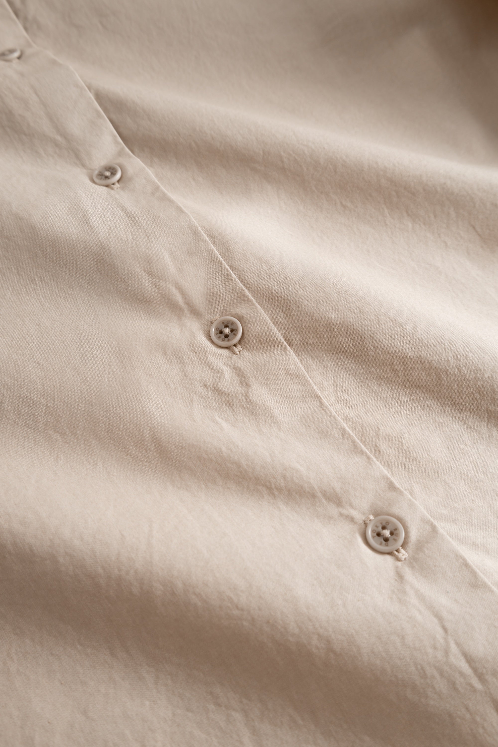 Sumiko organic garment dyed poplin - Beige