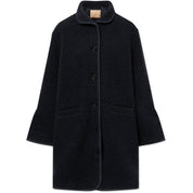 Cedar Teddy Coat - Dark Navy