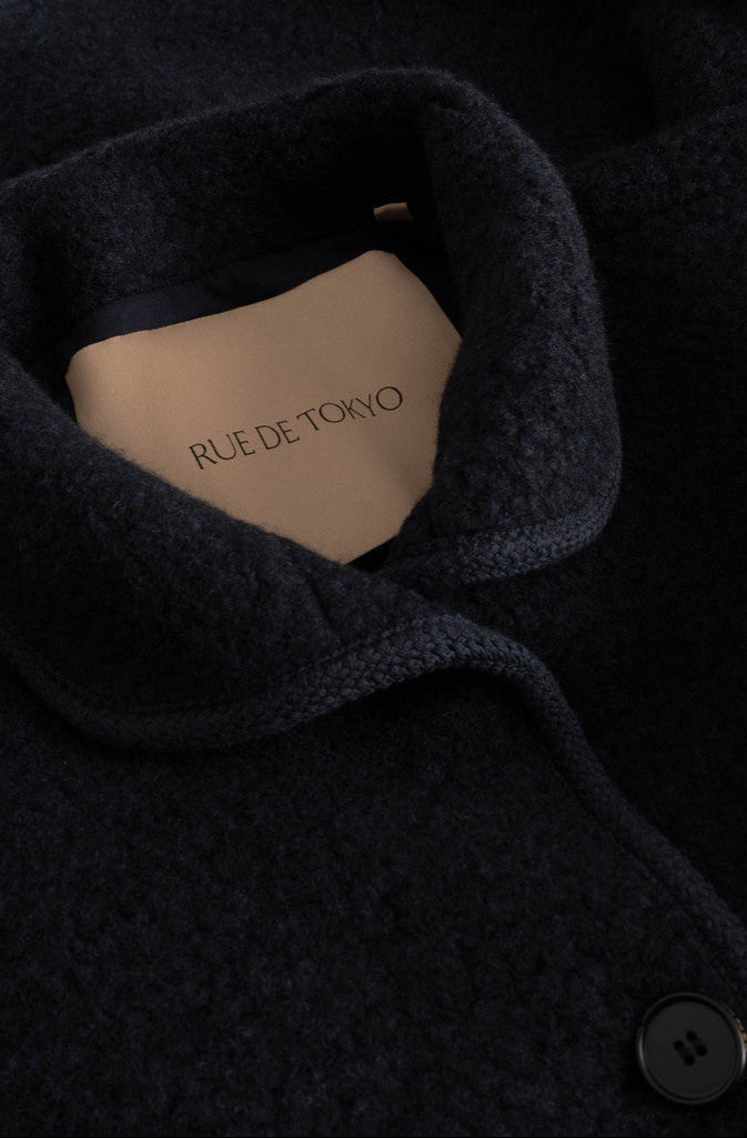 Cedar Teddy Coat - Dark Navy