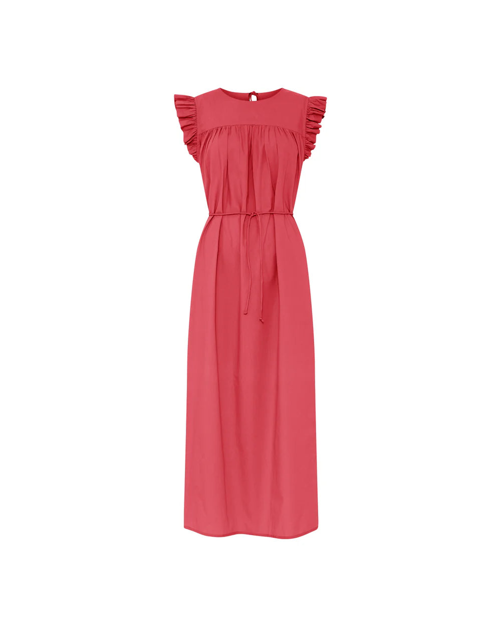 Stockholm Long Dress - Garnet rose