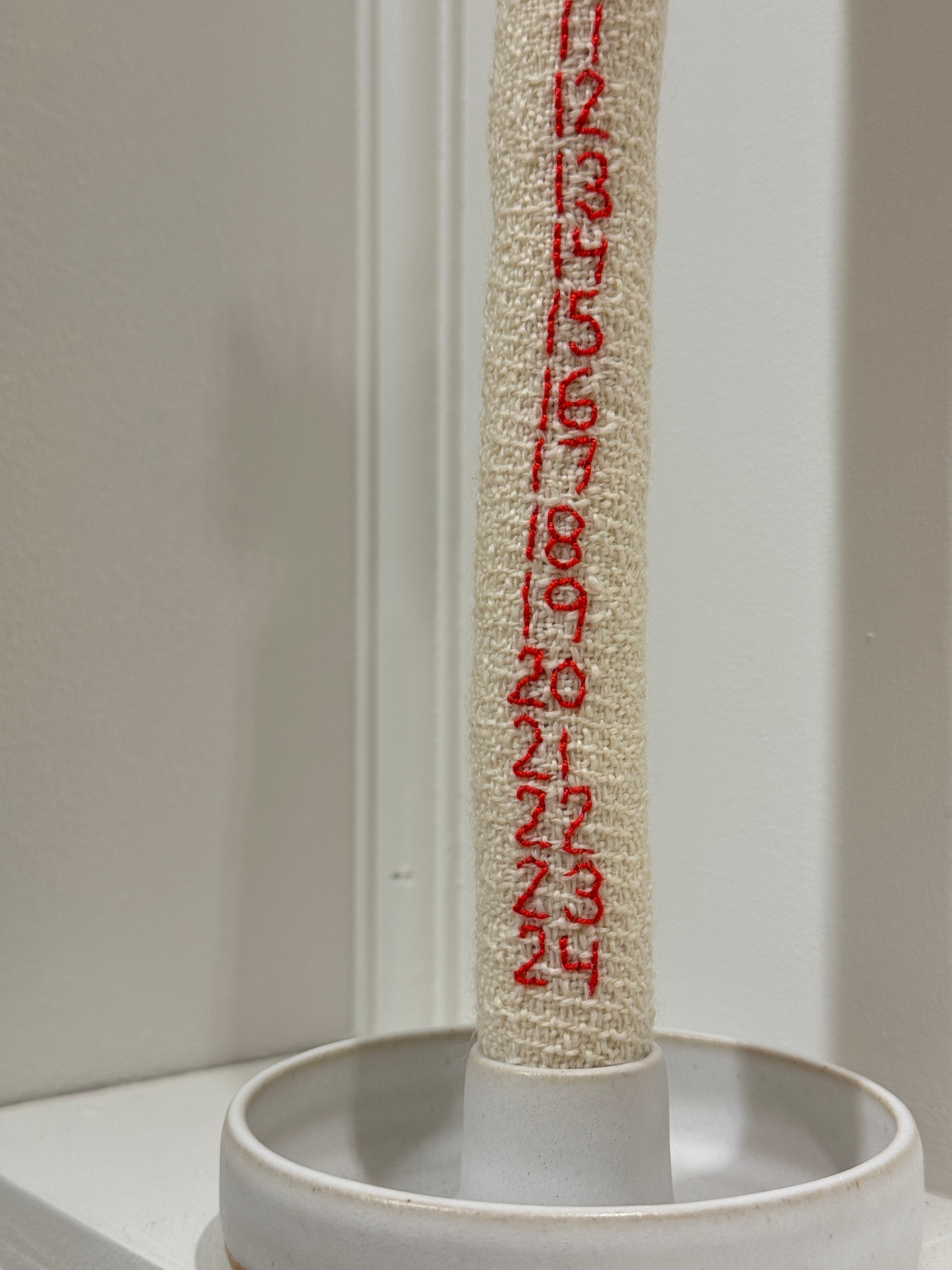 Evigheds kalenderlys - røde tal