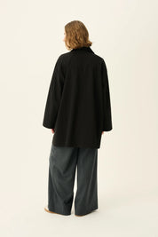 Cimana recyckled heavy trenchjacket - Black