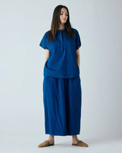 Helsinki denim ankle skirt - Clear blue denim