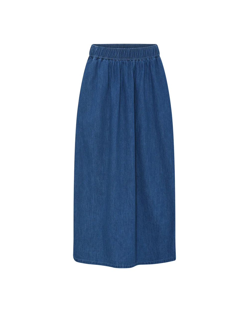 Helsinki denim ankle skirt - Clear blue denim