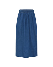 Helsinki denim ankle skirt - Clear blue denim