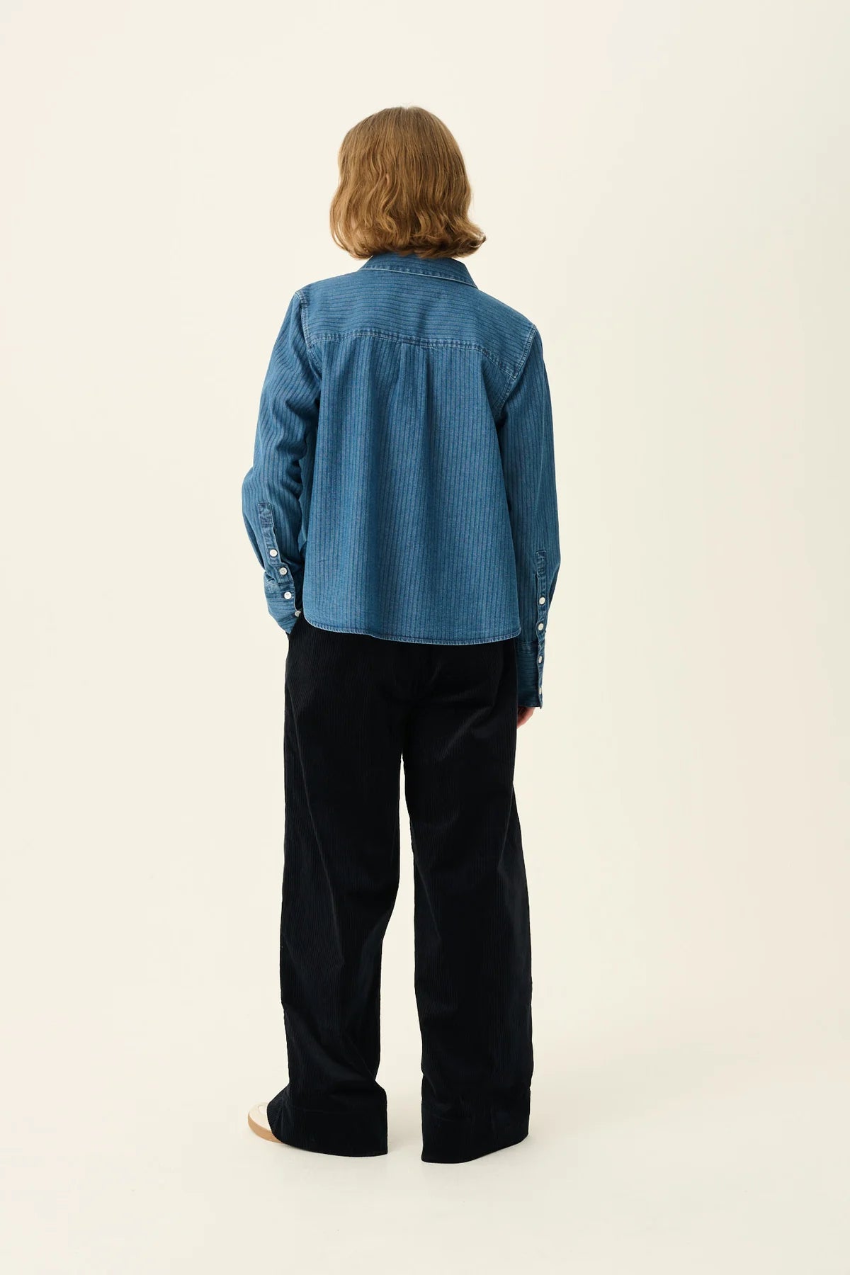 Sylina striped denim shirt