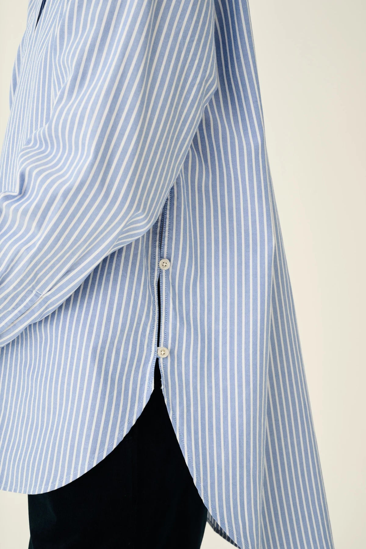 Shelby stripe Oxford shirt - Blue White stripe