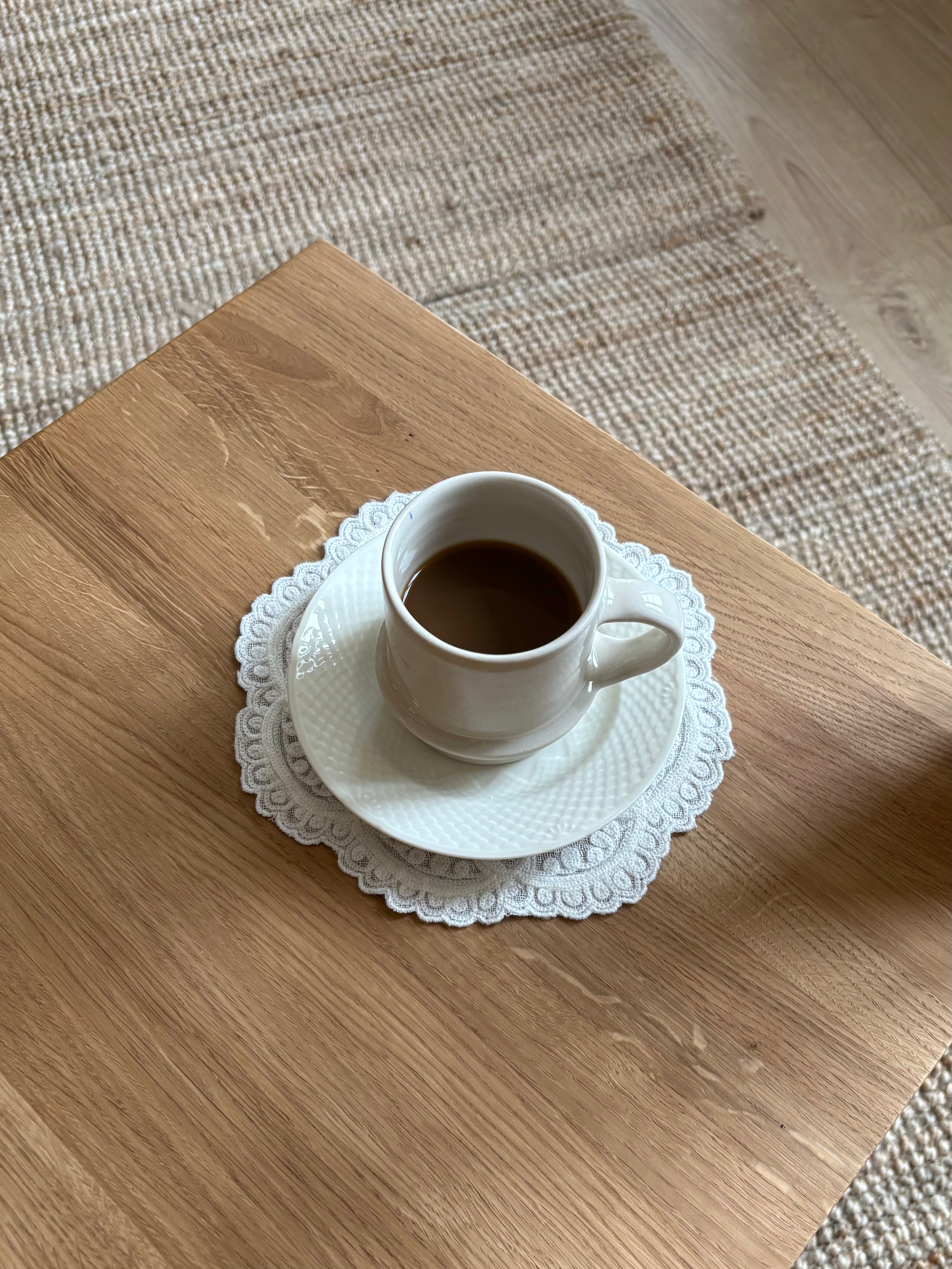 Heims broderet coaster - 20 cm