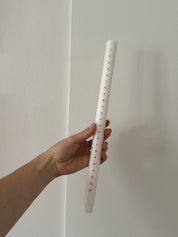 Kalenderlys Ø2,2 cm - Røde tal