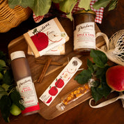 Æske med 6 chokoladeovertrukne karameller - Æble & kanel