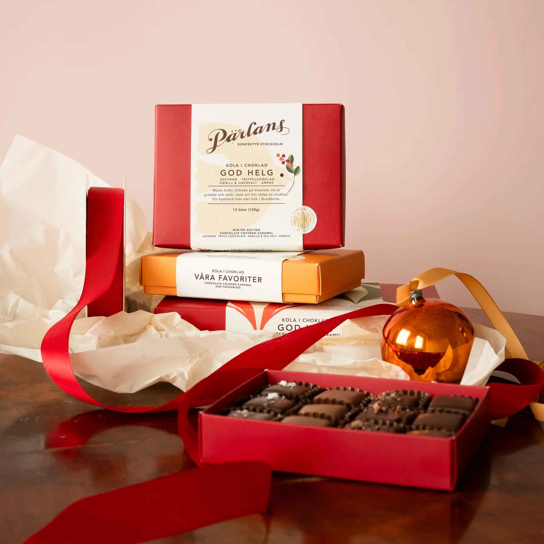 God helg - chokoladeovertrukne karameller 12 stk.