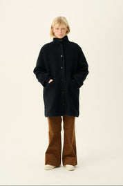 Cedar Teddy Coat - Dark Navy