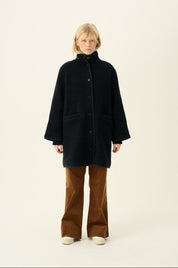 Cedar Teddy Coat - Dark Navy