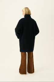 Cedar Teddy Coat - Dark Navy
