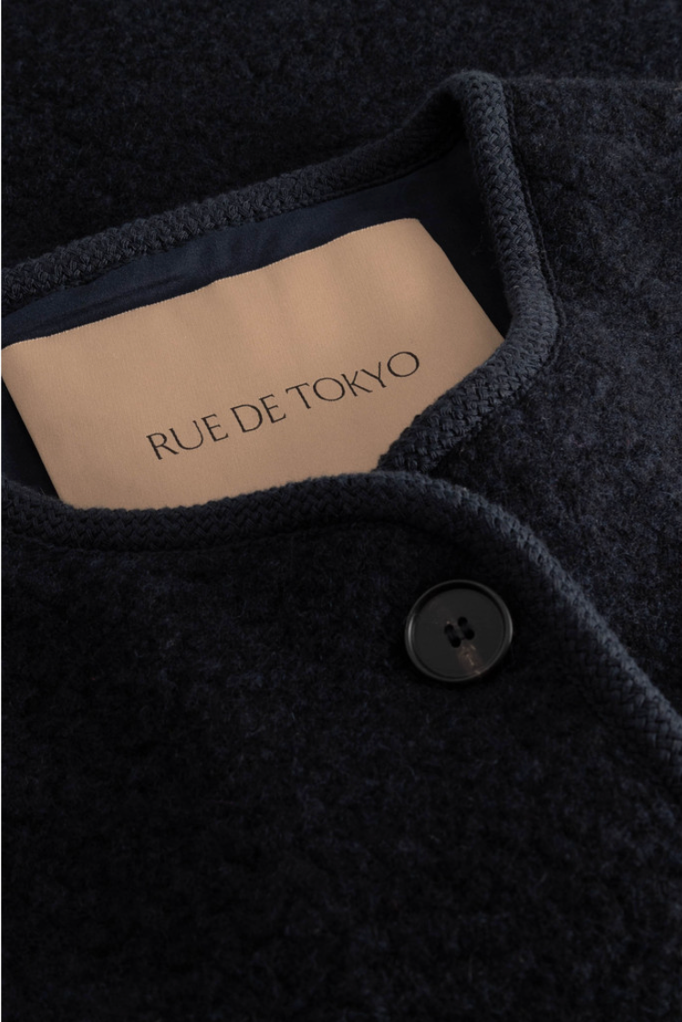 Cas Teddy vest - Dark Navy