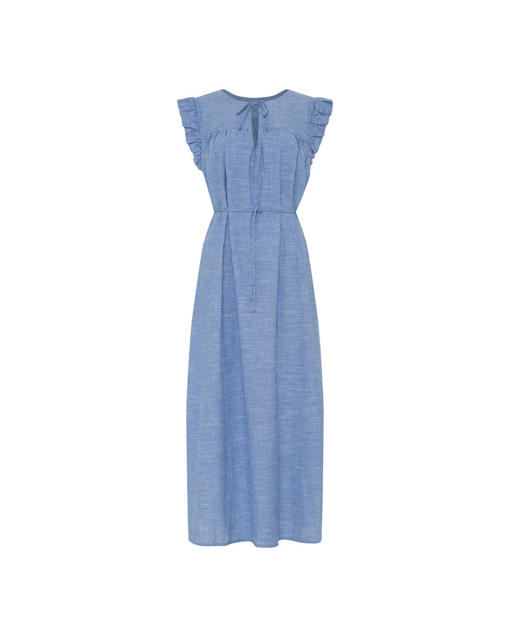 Stockholm Dress - medium blue stripe