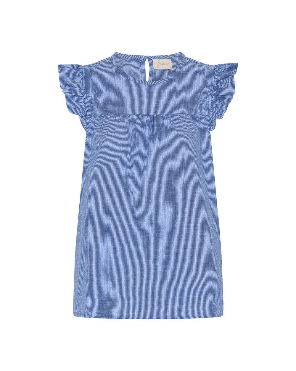 Stockholm top - Medium blue stripe