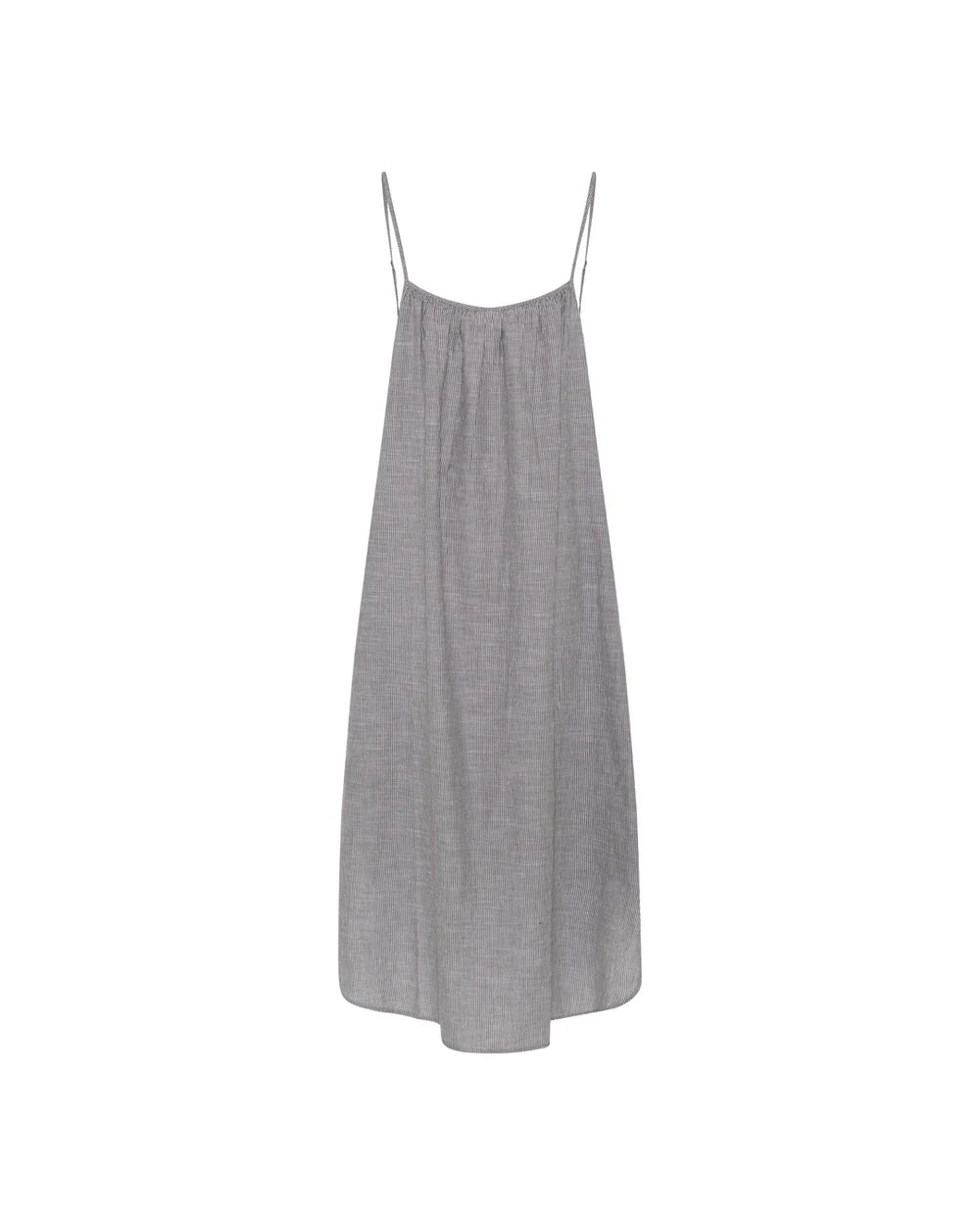 Vancouver Long dress - Coffee Quartz Stripe