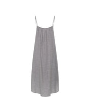 Vancouver Long dress - Coffee Quartz Stripe