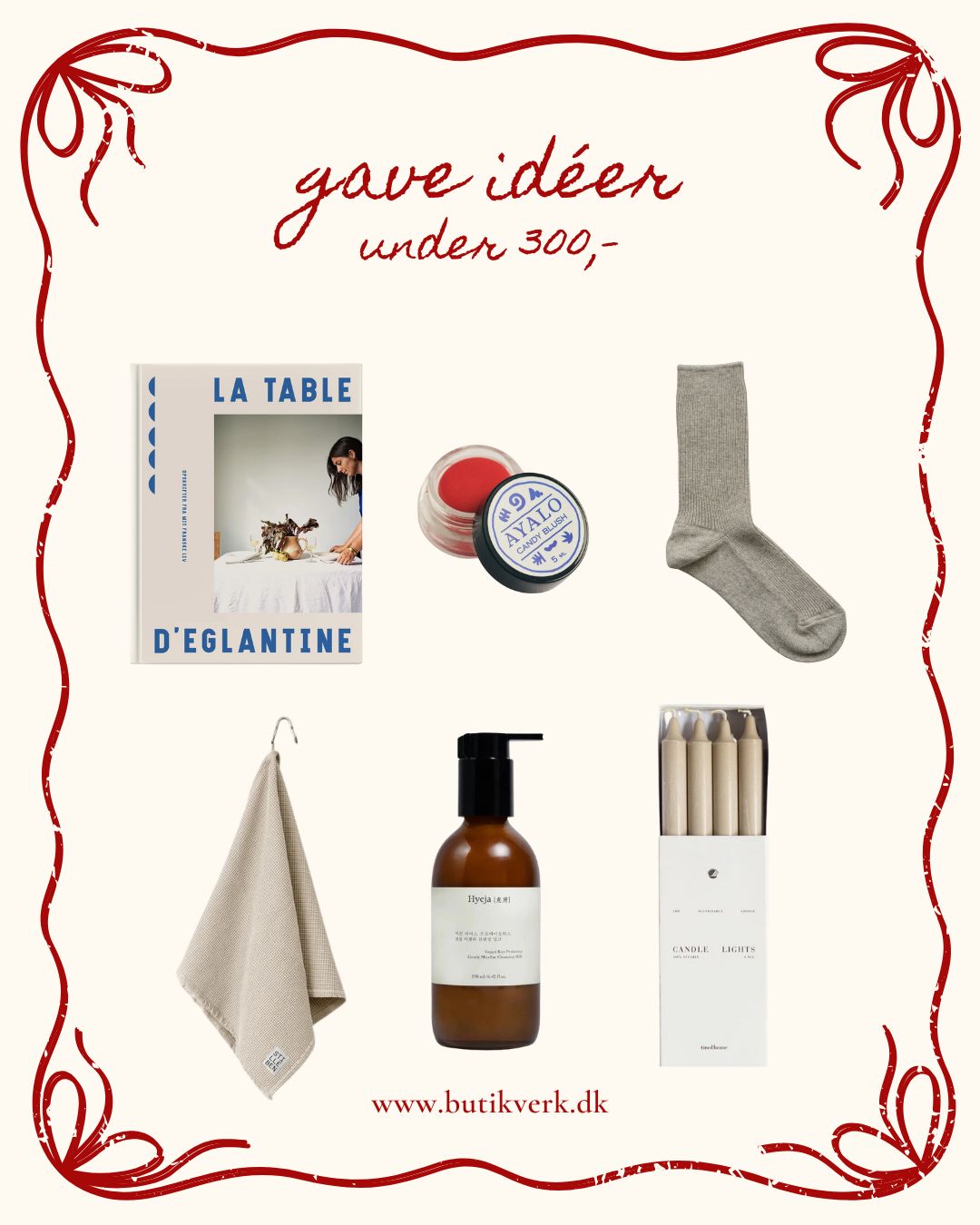 Gaveidéer under 300 kr.