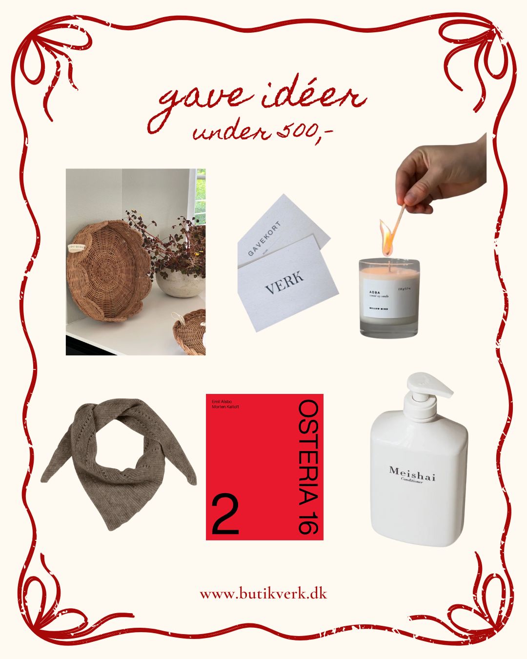 Gaveidéer under 500 kr.