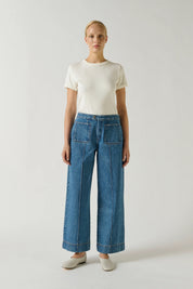 Harry jeans - washed blue denim