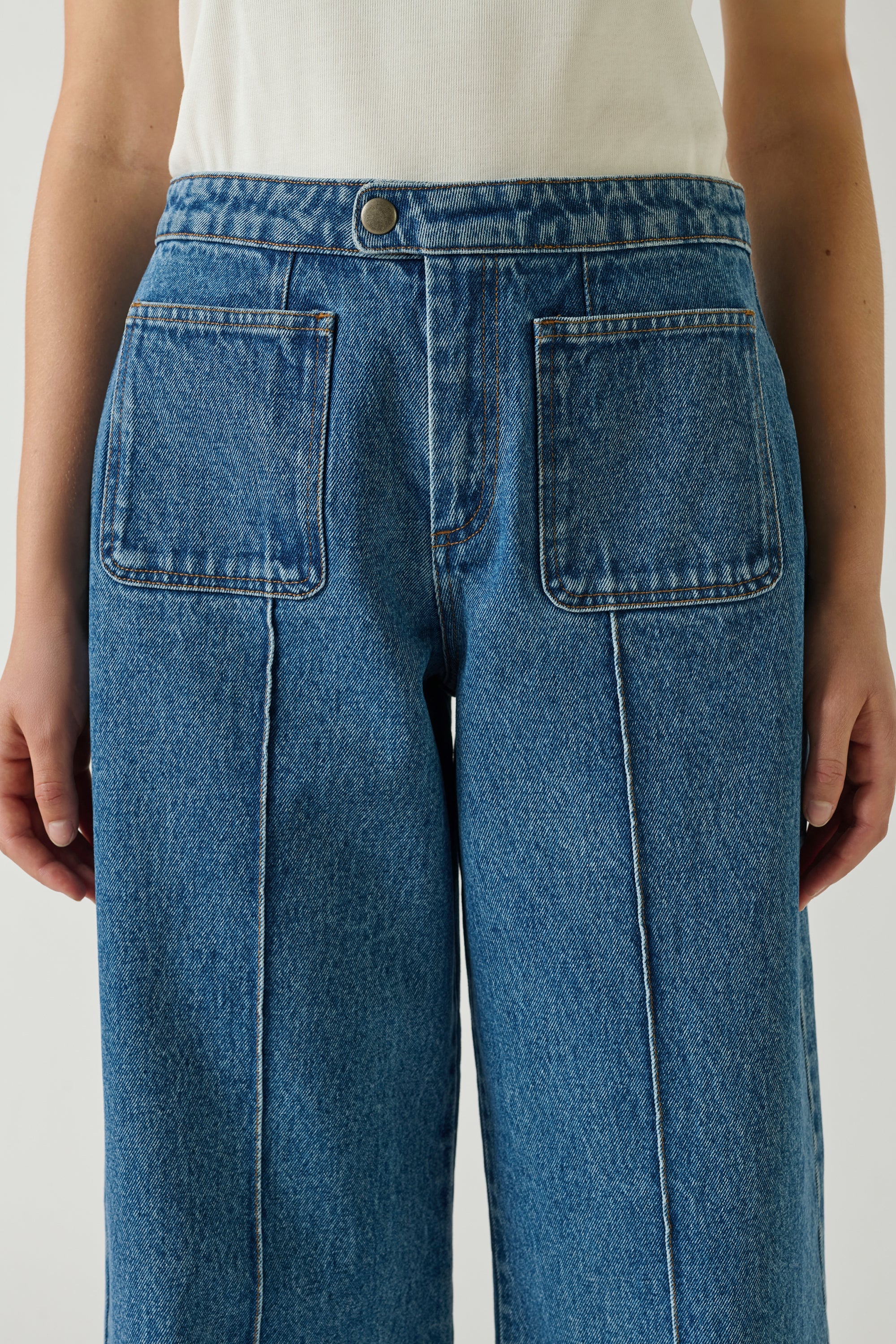 Harry jeans - washed blue denim