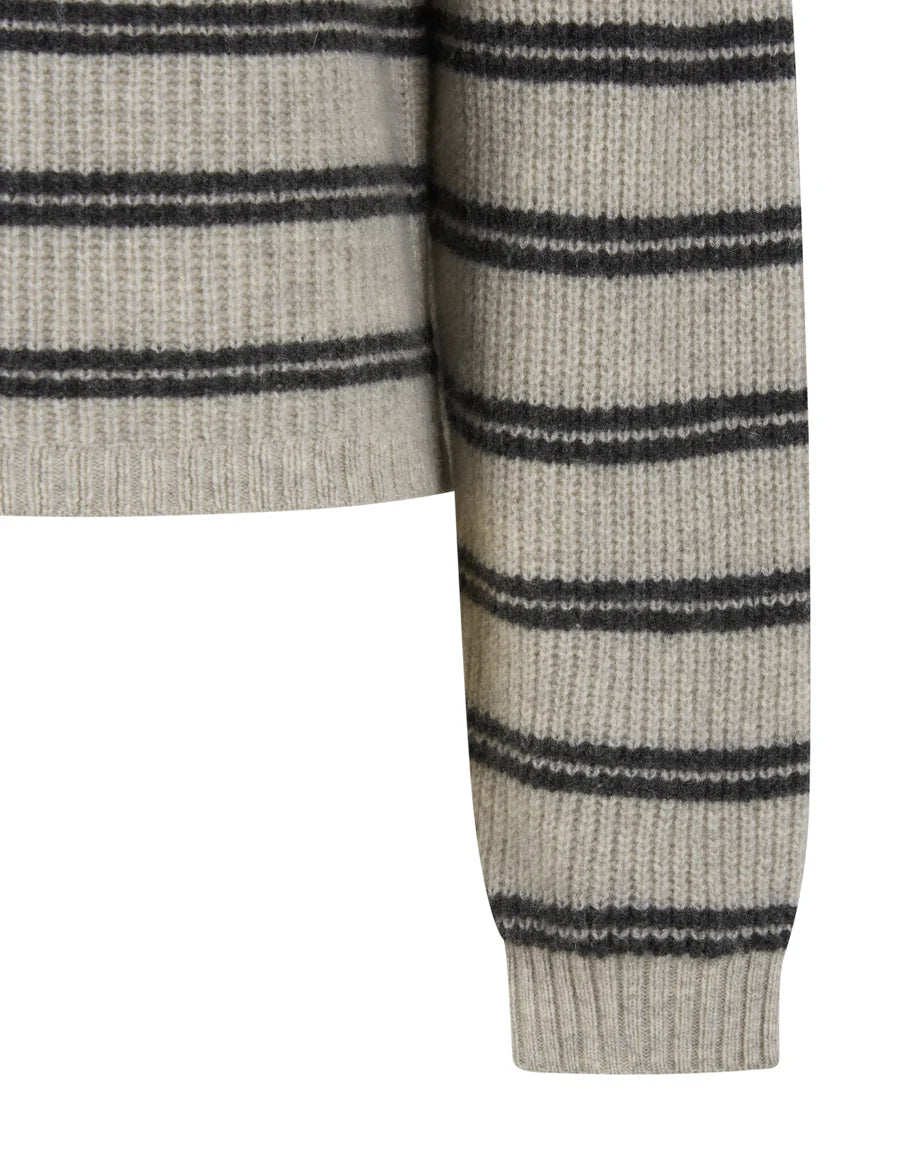 ESFiro cardigan - Pure cashmere stripe