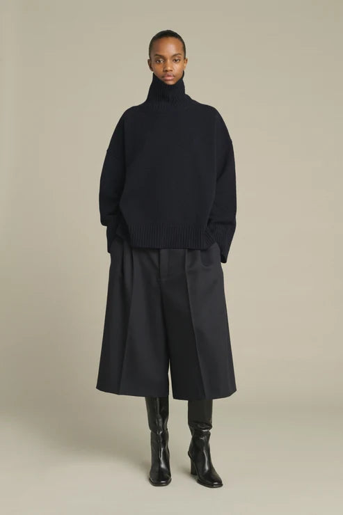 William wool knit - Navy