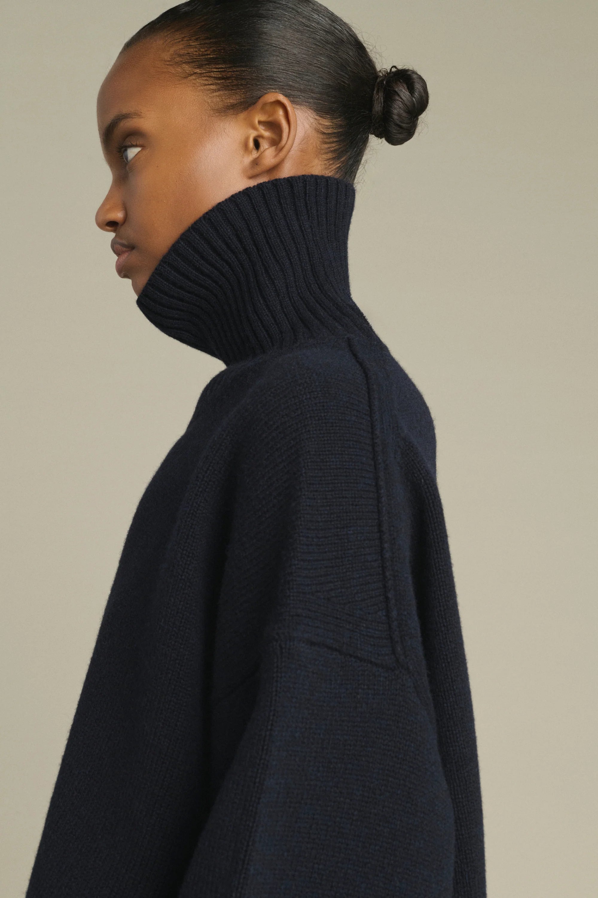 William wool knit - Navy