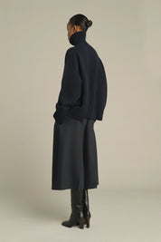William wool knit - Navy