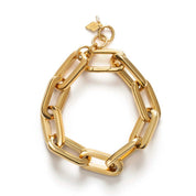 Golden link bracelet