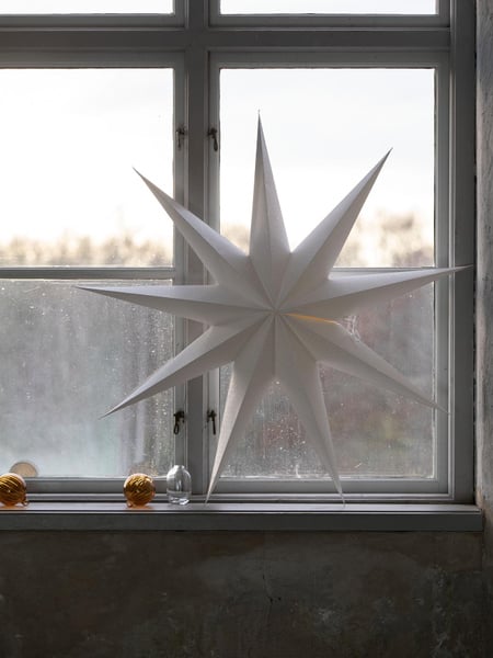 Aino julestjerne - Hvid 44 cm