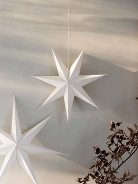 Aino julestjerne - Hvid 44 cm