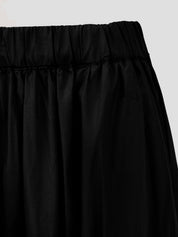 Ocean poplin skirt - Black