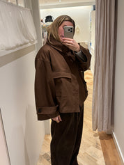 Water resistant jacket - Dusty brown