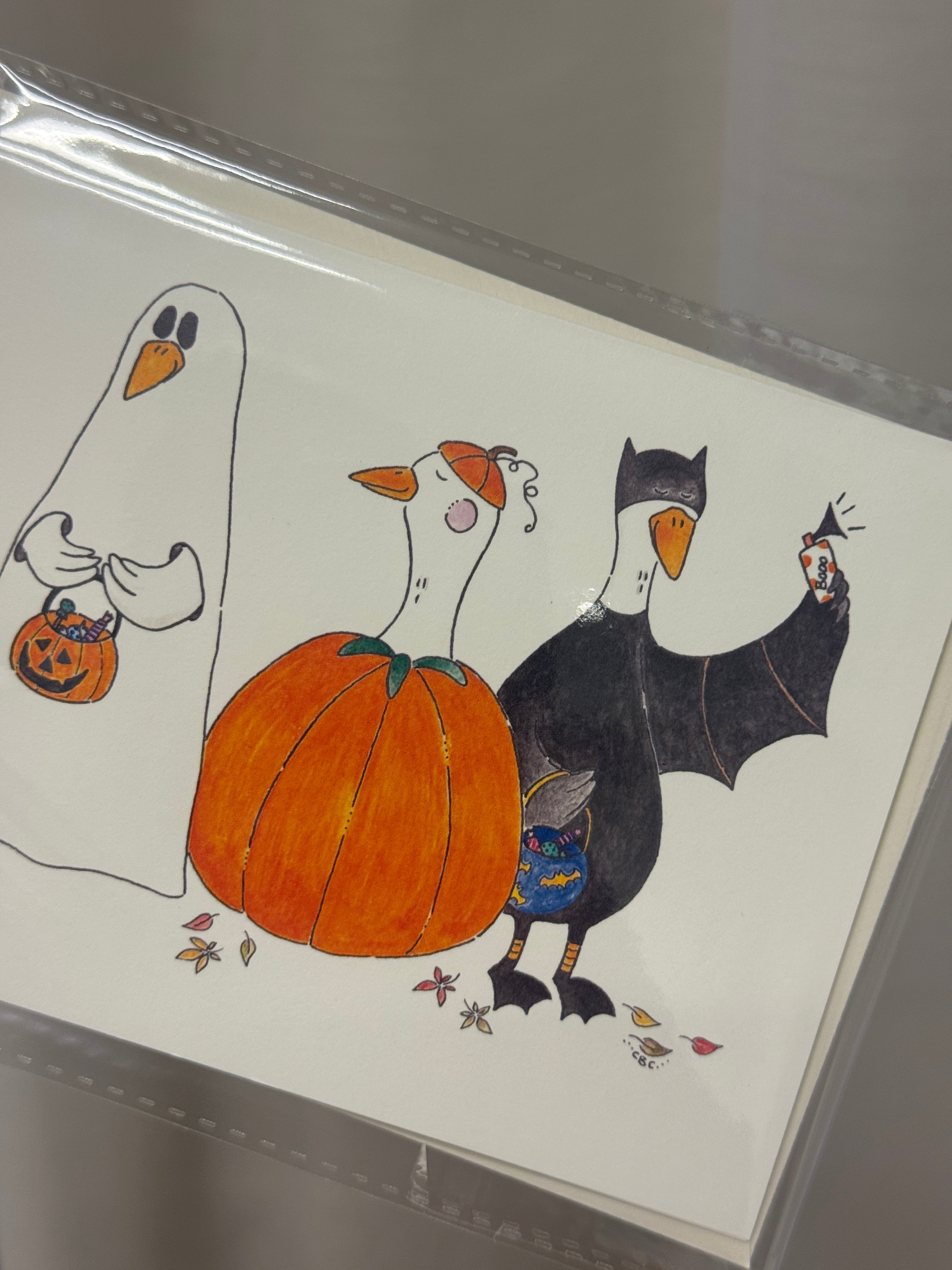 Kort med kuvert - Halloween