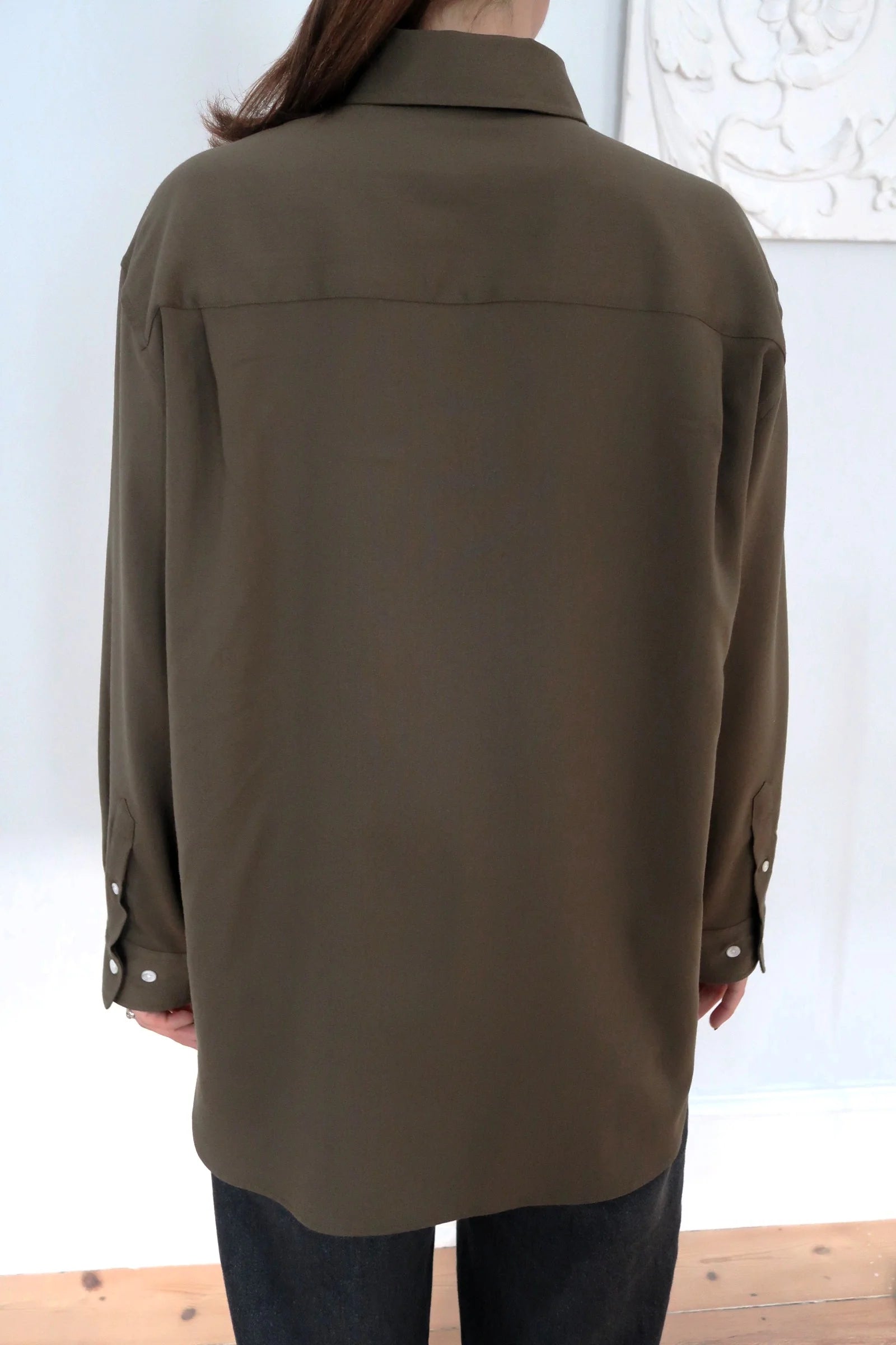 Hybrid wool shirt