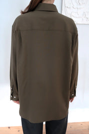 Hybrid wool shirt