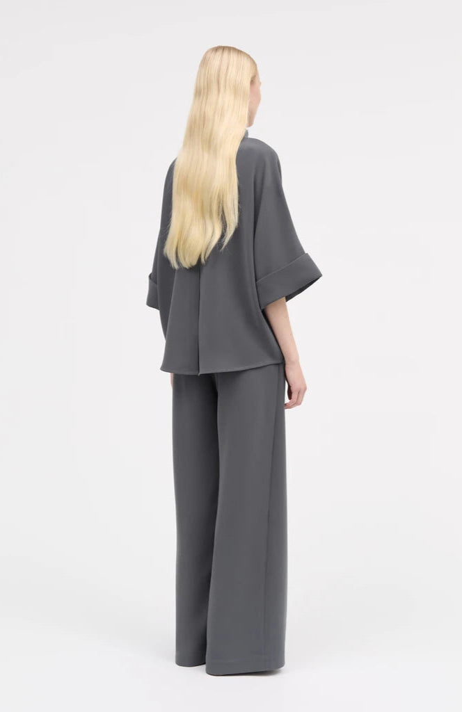 Bailee Crepe Georgette - Anthracite