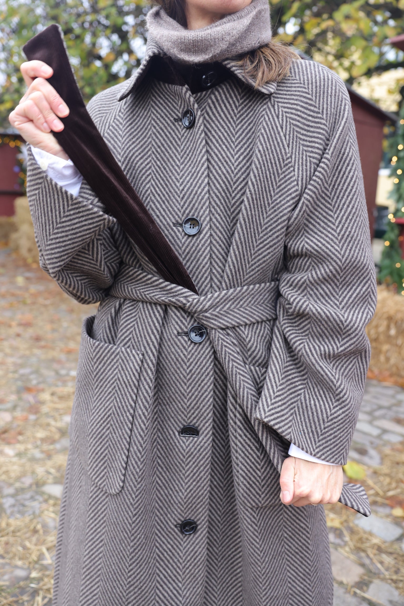 Dyveke coat - Herringbone