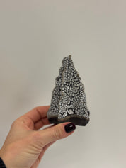 Keramik juletræ - sort