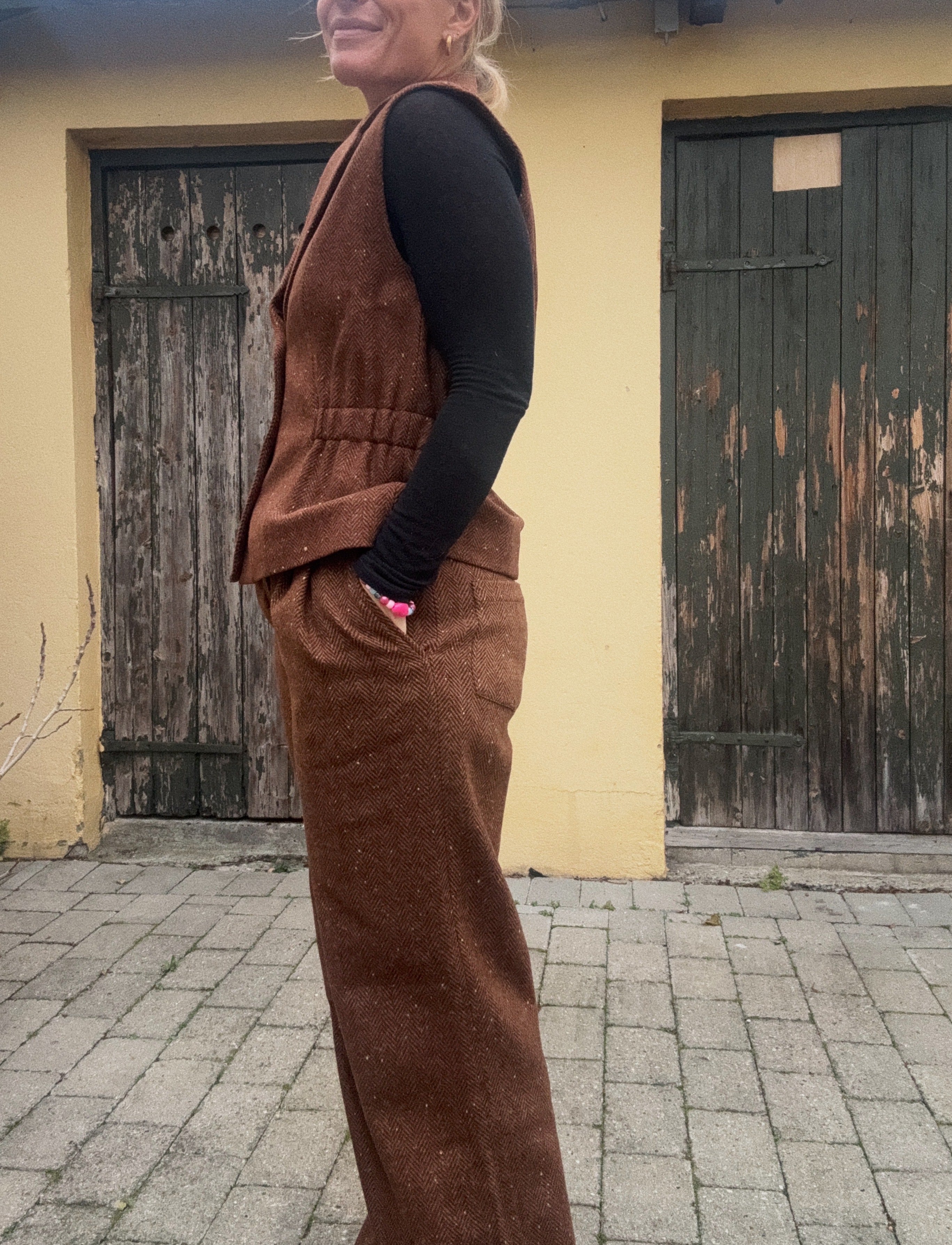 Russel pants - Rust melange