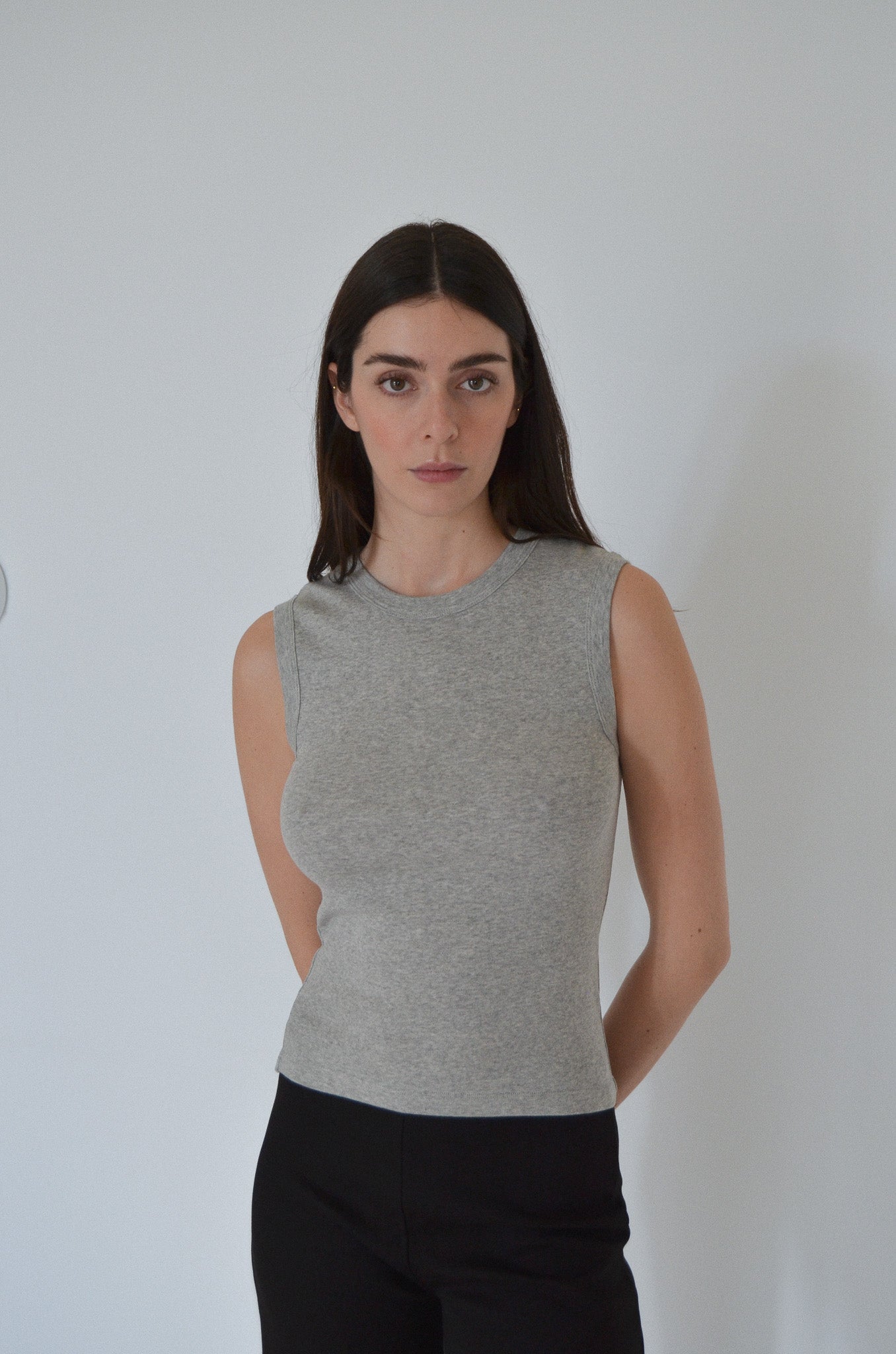 June tanktop - Grey melange
