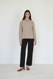 Alice polo - beige melange