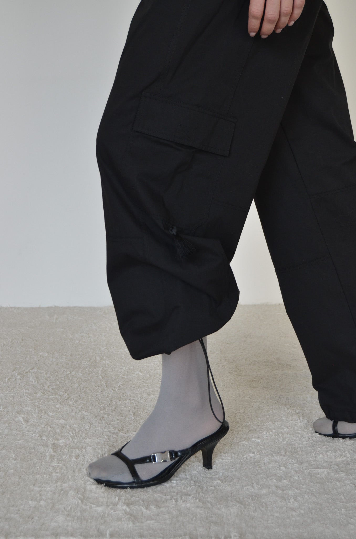 Lea cargo pants - black